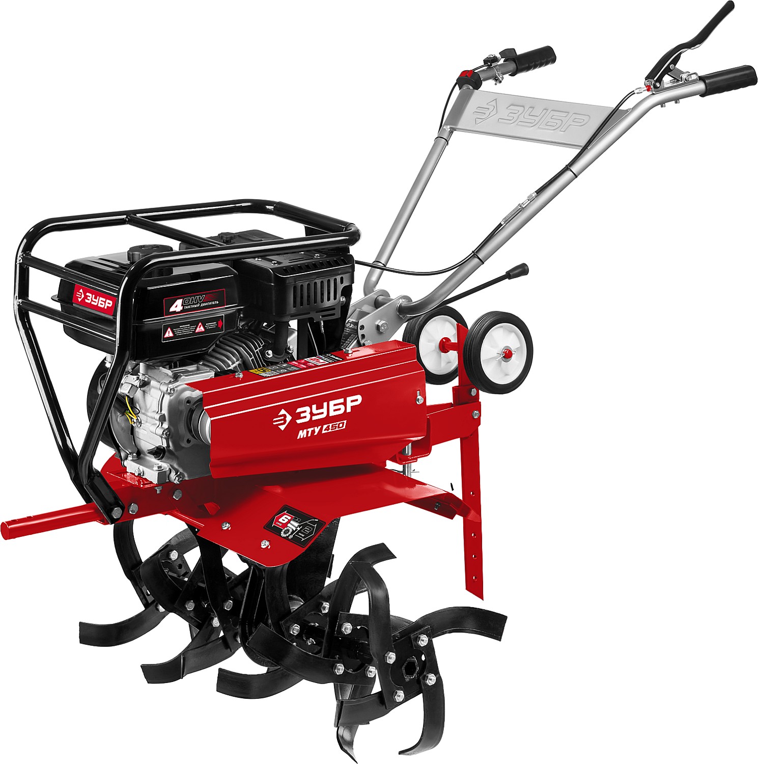 Мотоблок бензиновый усиленный, ЗУБР МТУ-450, 212 см3. Фото N11