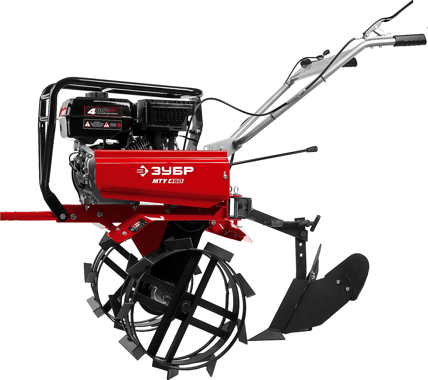 Мотоблок бензиновый усиленный, ЗУБР МТУ-450, 212 см3. Фото N9
