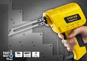  Набор для терморезки пенопласта, пластика, "Thermo cut" STAYER, 150 Вт, 2 ножа 