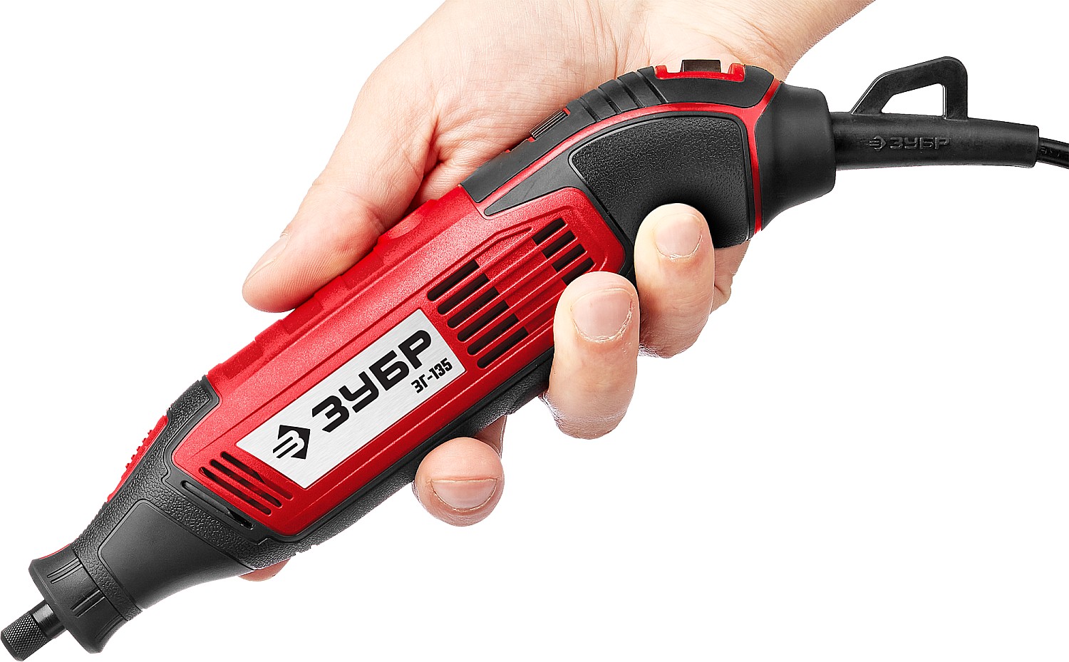 Гравер электрический, ЗУБР ЗГ-135, 220В, 135 Вт, 3.2 мм, 15000-35000 об/мин, базовая модель, в короб. Фото N5