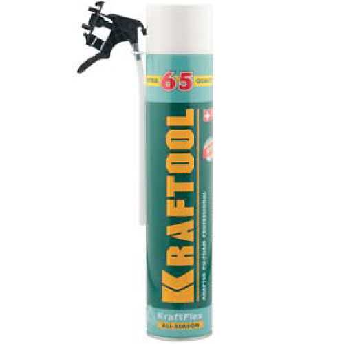  Пена KRAFTOOL KRAFTFLEX 65 монтажная, адаптерная, всесезонная, 750мл (3 шт) 