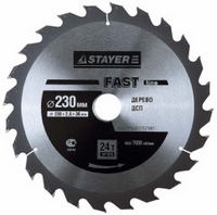  Диск пильный "FAST-Line" по дереву, 250х32мм, 24Т STAYER MASTER 