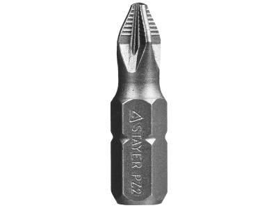  Биты хвостовик C 1/4", PZ2, 25мм, STAYER "PROFI", 2шт 