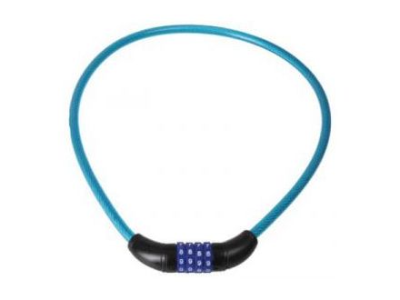  Замок ЗУБР "ПРОФЕССИОНАЛ", тросовый, кодовый, с изменяемым кодом, длина троса - 1200мм, d 10мм 