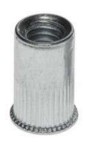  Заклепка-гайка цилиндр.STALMAX LZN-R М6х14,5(0,5-3,0)A2 с уменьш.борт. и насеч. нерж.сталь А2/500 шт 