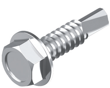 Винт сверлок.шестигр/гл с пресшайбой для алюминия ДИН 7504 А2 K 5,5 X 19 