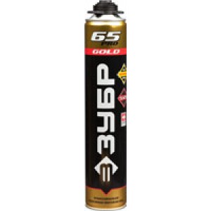  Пена ЗУБР "GOLD PRO 65" профессиональная,монтаж.,пистолетная,всесезонная,850мл 65л(3 шт) 