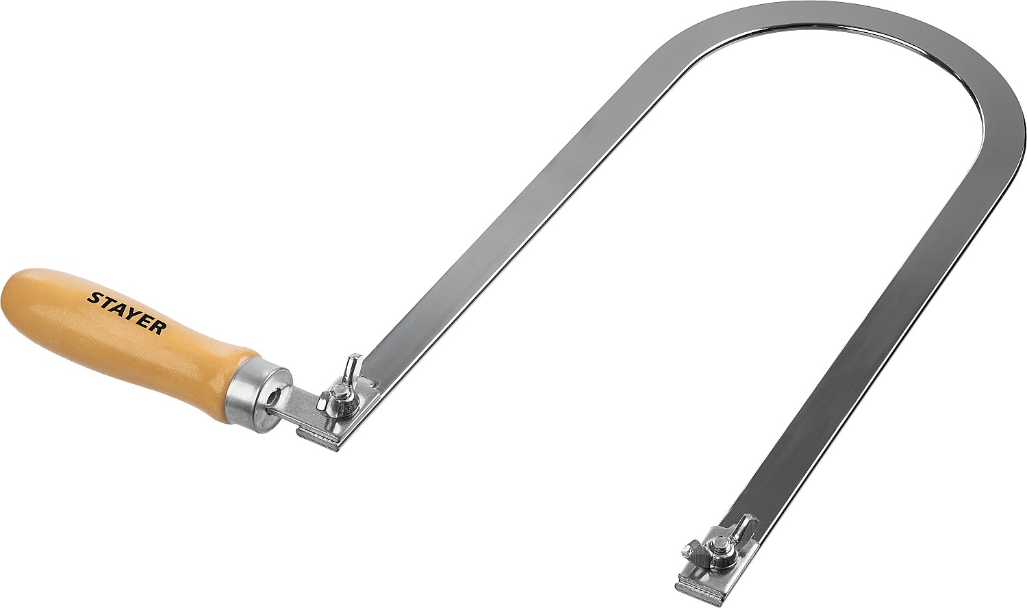 Лобзик ручной хромированный STAYER COBRA, 130x250 mm. Фото N3