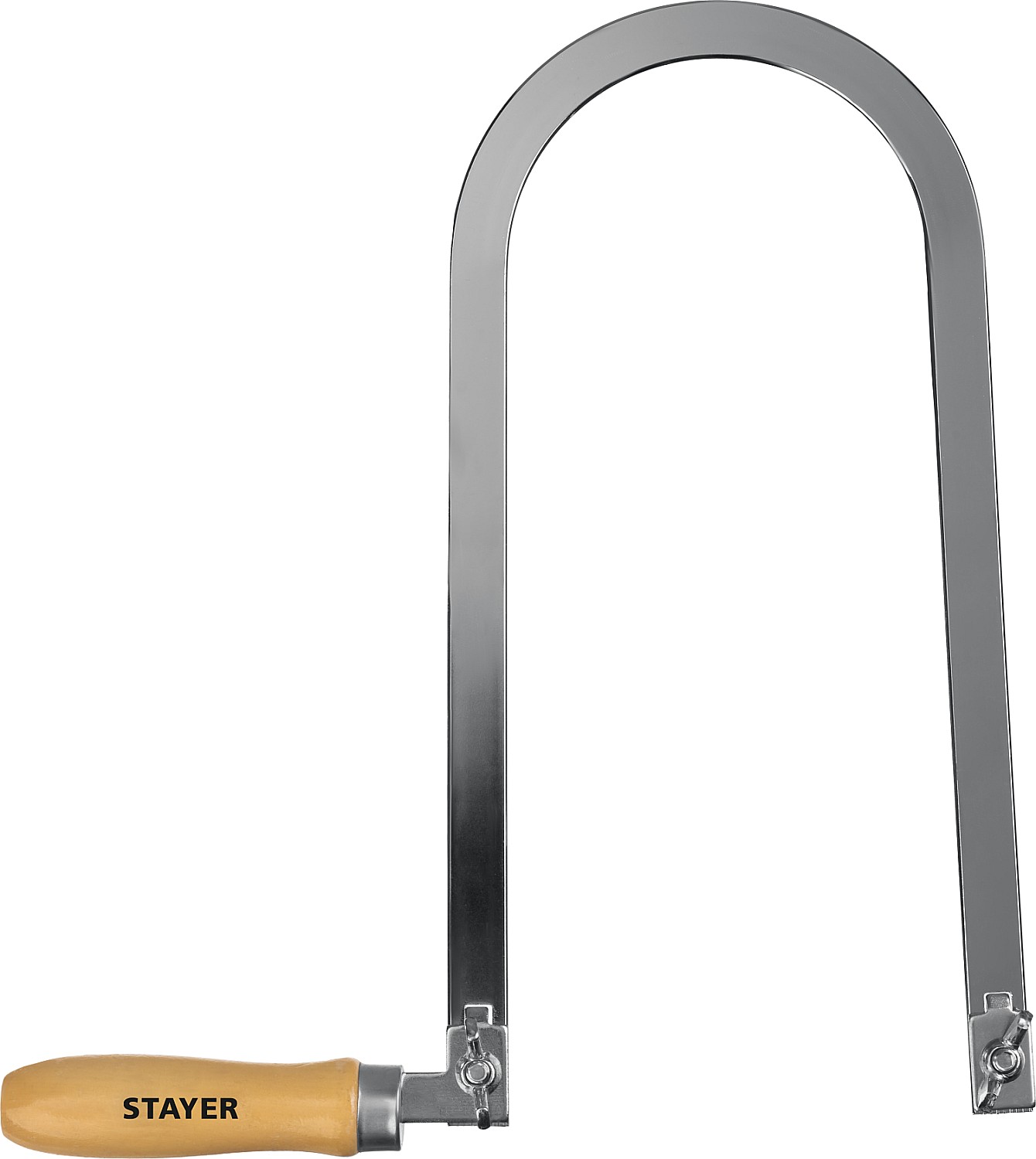 Лобзик ручной хромированный STAYER COBRA, 130x250 mm