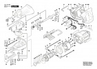Винт с резьбовой головкой для GSA1100E арт.1 619 P04 827 номер 48 на схеме "Bosch"