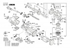 Рукоятка выключателя для GWS13-125CIE арт.1 602 026 091 номер 301/18 на схеме "Bosch"