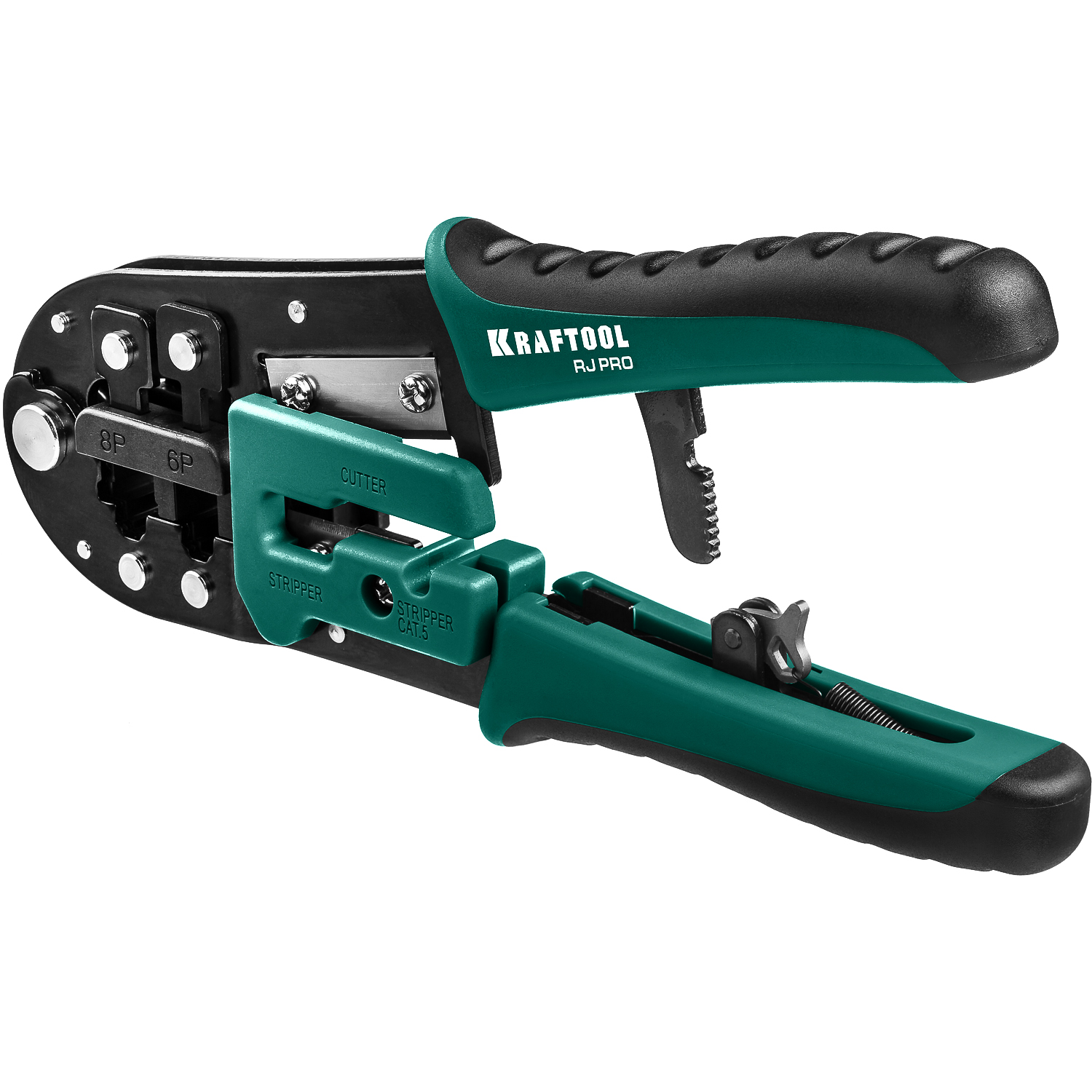 RJ-Pro кримпер универсальный, RJ45, RJ11/RJ12, KRAFTOOL. Фото N4