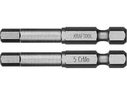  Биты, TORX, тип хвостовика E 1/4", TX30, 50мм, KRAFTOOL Impact Pro, 10шт, в пластиковом боксе 