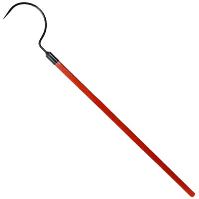  Крюк пожарный с деревянной ручкой 