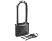  Замок STAYER "STANDARD" навесной, металлический корпус, удлиненная закаленная дужка, 38мм 