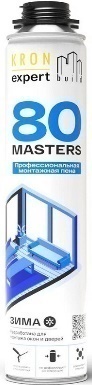  Профессиональная монтажная пена KRONbuild (пистолетная) Зима Masters 80 