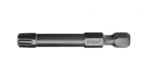  Биты TORX, T40, 50мм, 2шт, тип хвостовика E 1/4", на карточке ЗУБР "ПРОФИ" 