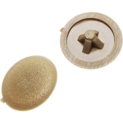  Заглушка декоративная ЗУБР под шуруп, цвет сосна, шлиц №2, ТФ6, 40шт 