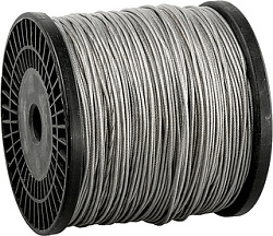  Трос стальной ЗУБР, оцинкованный, DIN 3055, d=6 мм, L=120 м 
