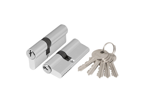  AJAX Цилиндровый механизм AX100/80 mm 35+10+35 CP хром 5 кл.  