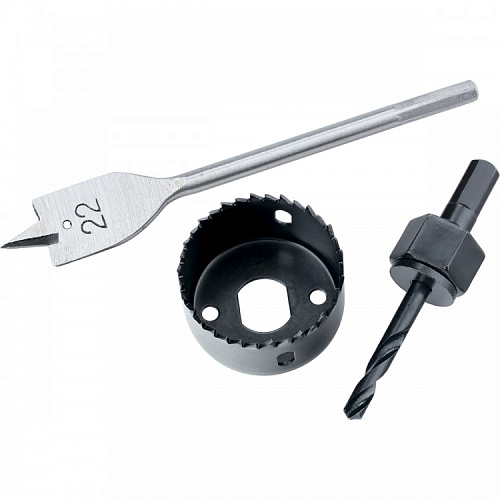  Набор для установки врезных замков (22 мм/54 мм) 3 шт. MATRIX 70494 