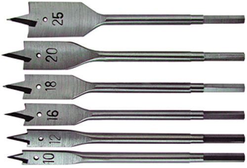  Набор сверл по дереву перовых, 6 предметов (Hobbi) 35-1-108 