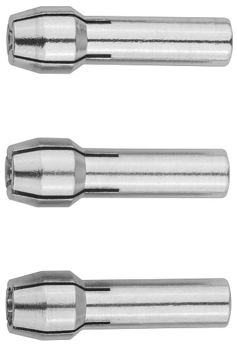  Мини-набор: Цанги хром, 3,2мм-1шт, 2,4мм-1шт, 1,6мм-1шт ЗУБР 