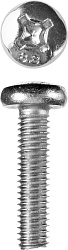  Винт DIN 7985, M6x25мм, кл.пр. 4.8, оцинкованный, 5кг ЗУБР "МАСТЕР" 