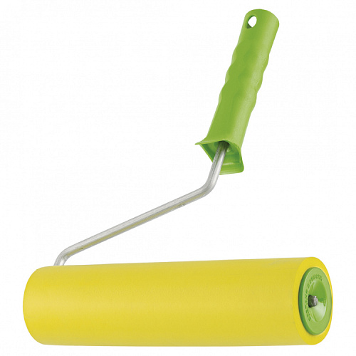  Валик прижимной резиновый с ручкой, 240 мм, D ручки - 8 мм// Сибртех 