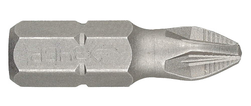  Биты кованые, PZ2, 25мм, 2шт хромомолибденовая сталь, тип хвостовика C 1/4", ЗУБР "МАСТЕР" 
