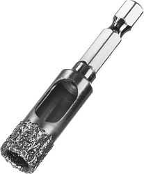  Cверло алмазное универсальное, технология ВВС, d=12 мм, хвостовик HEX 1/4", ЗУБР Профессионал 