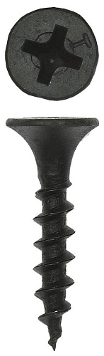  Саморез по г/к крупная резьба, фосфатированный (черный) D4,8х100(102) мм, 15кг 