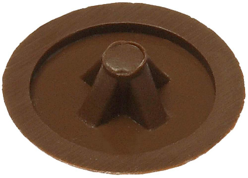  Заглушка декоративная ЗУБР под шуруп, цвет дуб, шлиц №2, ТФ6, 40шт 