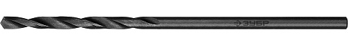  Сверло по металлу 4 х 75 мм, класс В, сталь Р4М2, быстрорежущая сталь ЗУБР Мастер 