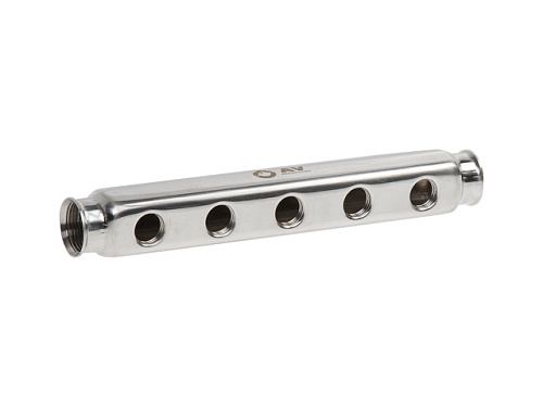  Коллектор 1/2" х 5 вых. односторонний, AV Engineering 