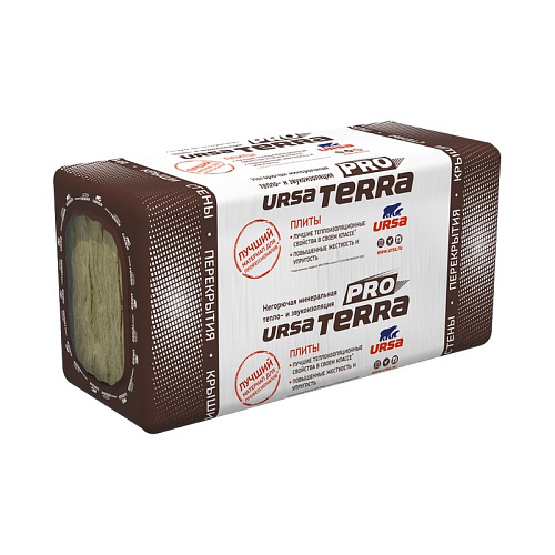  Утеплитель Урса Terra 34PN PRO 1000х610х50 мм, 10 шт 