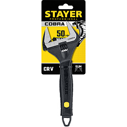  Ключ разводной COBRA, 250 / 50 мм, STAYER 
