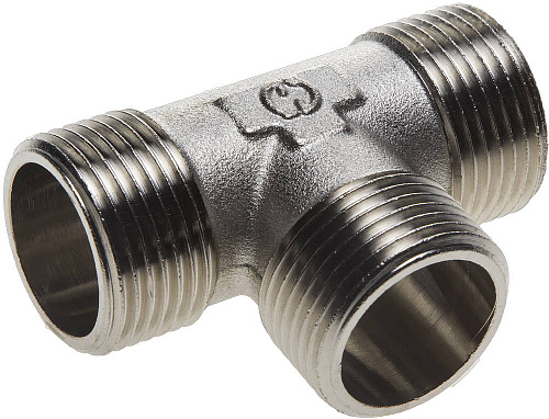  Тройник GENERAL FITTINGS никелированная латунь, ш/ш/ш, 1" 
