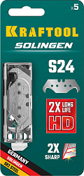 Лезвия крюковидные SOLINGEN (5 шт; S24) для технических ножей Kraftool 09643-S5_z02 