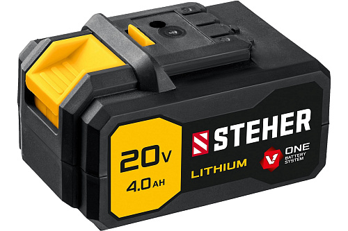  Аккумуляторная батарея STEHER 20В, 4 Ач, Li-Ion тип V1 V1-20-4 