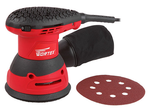  Эксцентриковая шлифмашина WORTEX RS 1235 E в кор. 320 Вт, 125 мм, 6000 - 13000 об/мин 