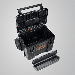  Тележка с пластиковым ящиком KETER ROC PRO GEAR 2.0 (22″)  (38370) 