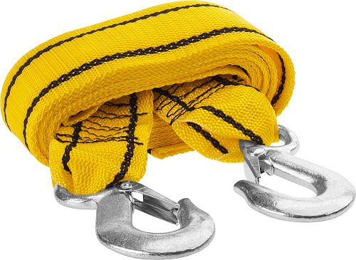  Трос буксировочный, 2 крюка, сумка, 4м, 5т STAYER STANDARD 