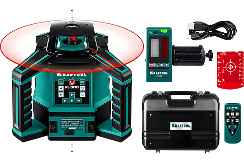  Ротационный лазерный нивелир KRAFTOOL RL600 34600_z01 