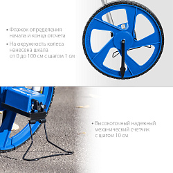  Измерительное колесо ЗУБР 9999 м 