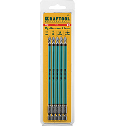  Биты PH2, 150 мм, тип хвостовика E 1/4", 5 шт в блистере KRAFTOOL 