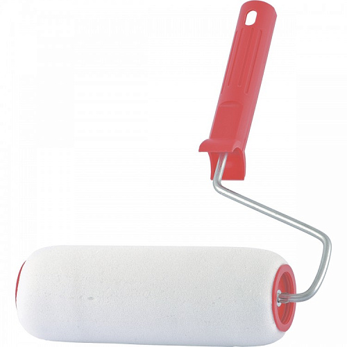  Валик "Поролон", в сборе, 100 мм, D – 48 мм, D ручки – 6 мм, крепление шплинтом // Сибртех 