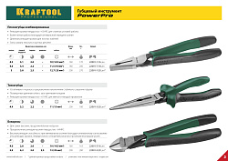  Бокорезы KRAFTOOL "KRAFT-MINI", обливные рукоятки, коническая (конусная, клиновидная) форма, рез зап 