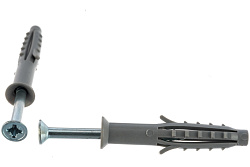  Дюбель-гвоздь черн SM-L 6х40 с усом 2000 шт. 