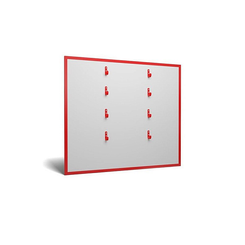  Щит пожарный открытый металлический с задней стенкой "Т" (без комплекта, 1210*1100*20) 